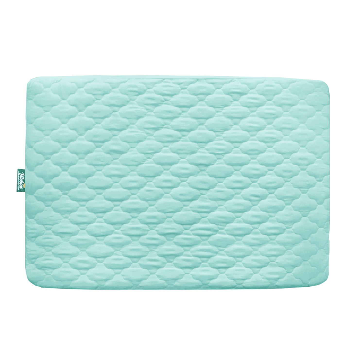 Pack N Play Mattress Pad/ Protector - Ultra Soft Microfiber, Waterproof, Aqua (for Standard Playpen/ Mini Crib) - Biloban Online Store