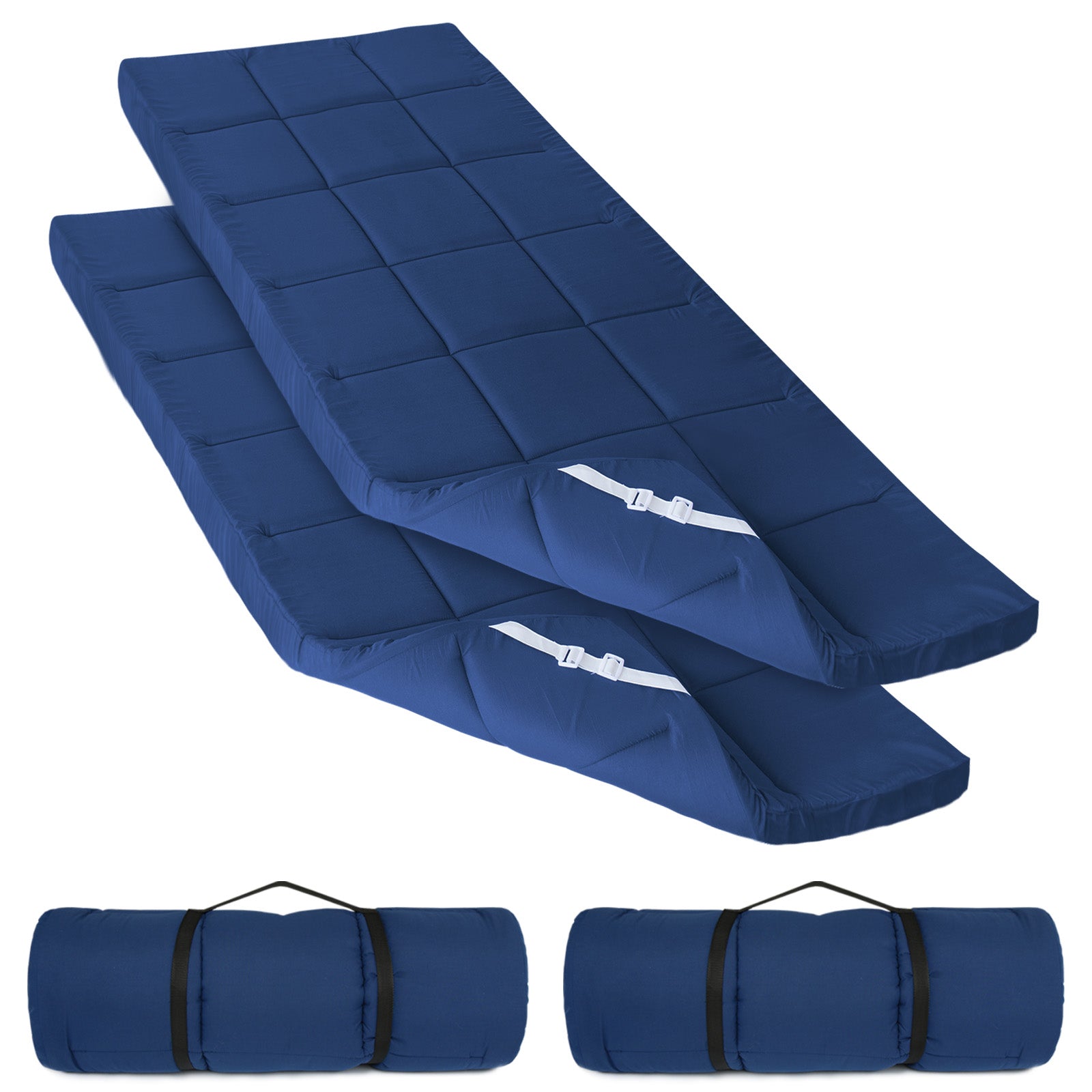 Camping Cot Cot Mattress 30 X 75 Spring Mattress Narrow Twin Mattress 30 X 75 Jamdok 3Inch Cot Mattress  Topper,Narrow Twin Roll Up Camping