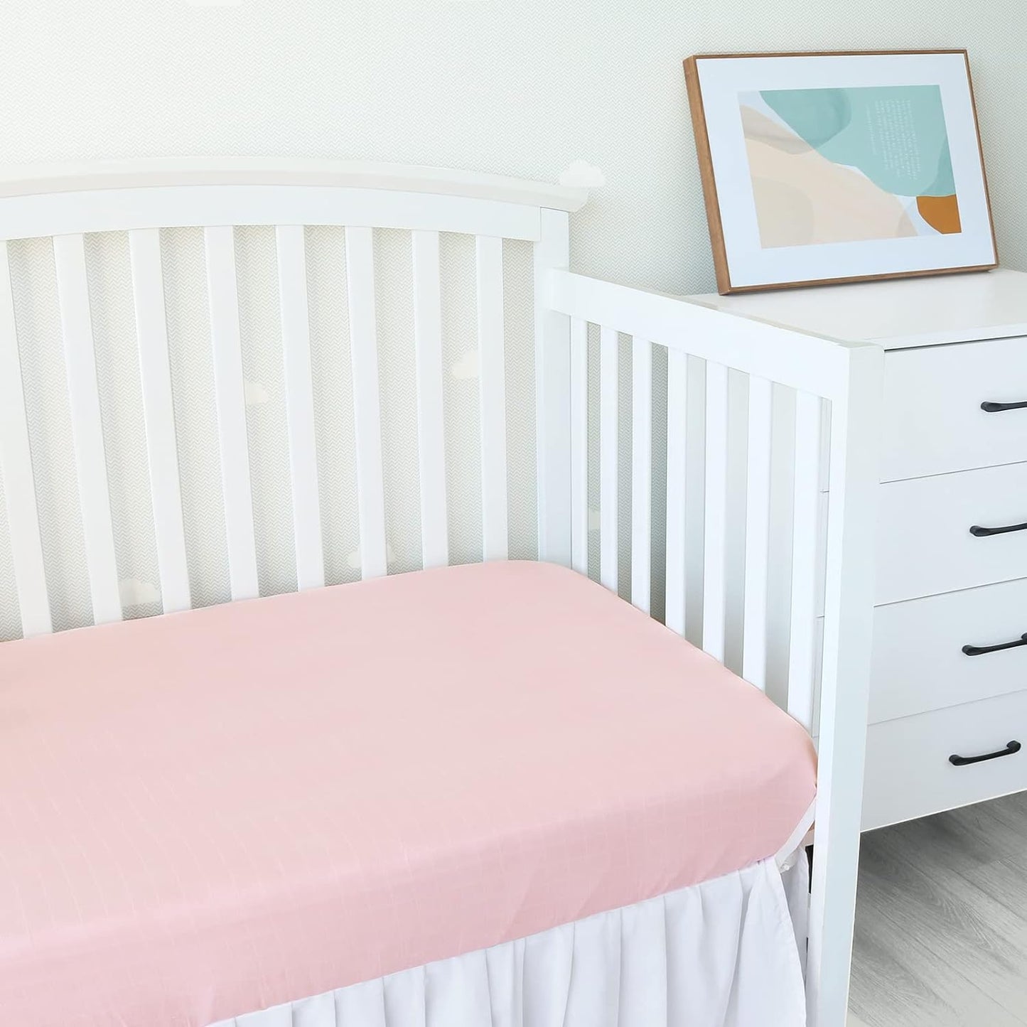 Muslin Crib Sheets - 2 Pack, Ultra Soft and Breathable (for Standard Crib/ Toddler Bed) - Biloban Online Store