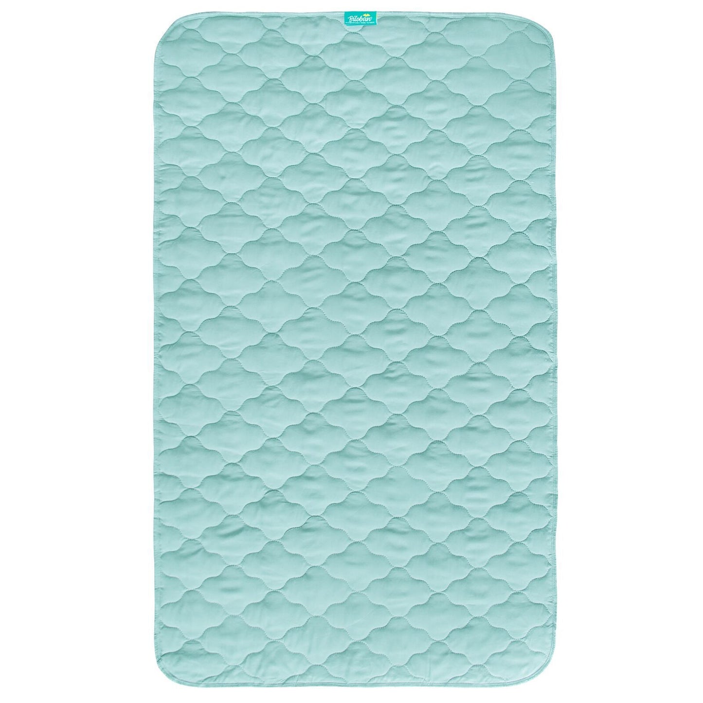 Waterproof Crib Mattress Protector Pad | Bed Pad Mat - 52" x 28", Anti Slip & Durable, Aqua - Biloban Online Store