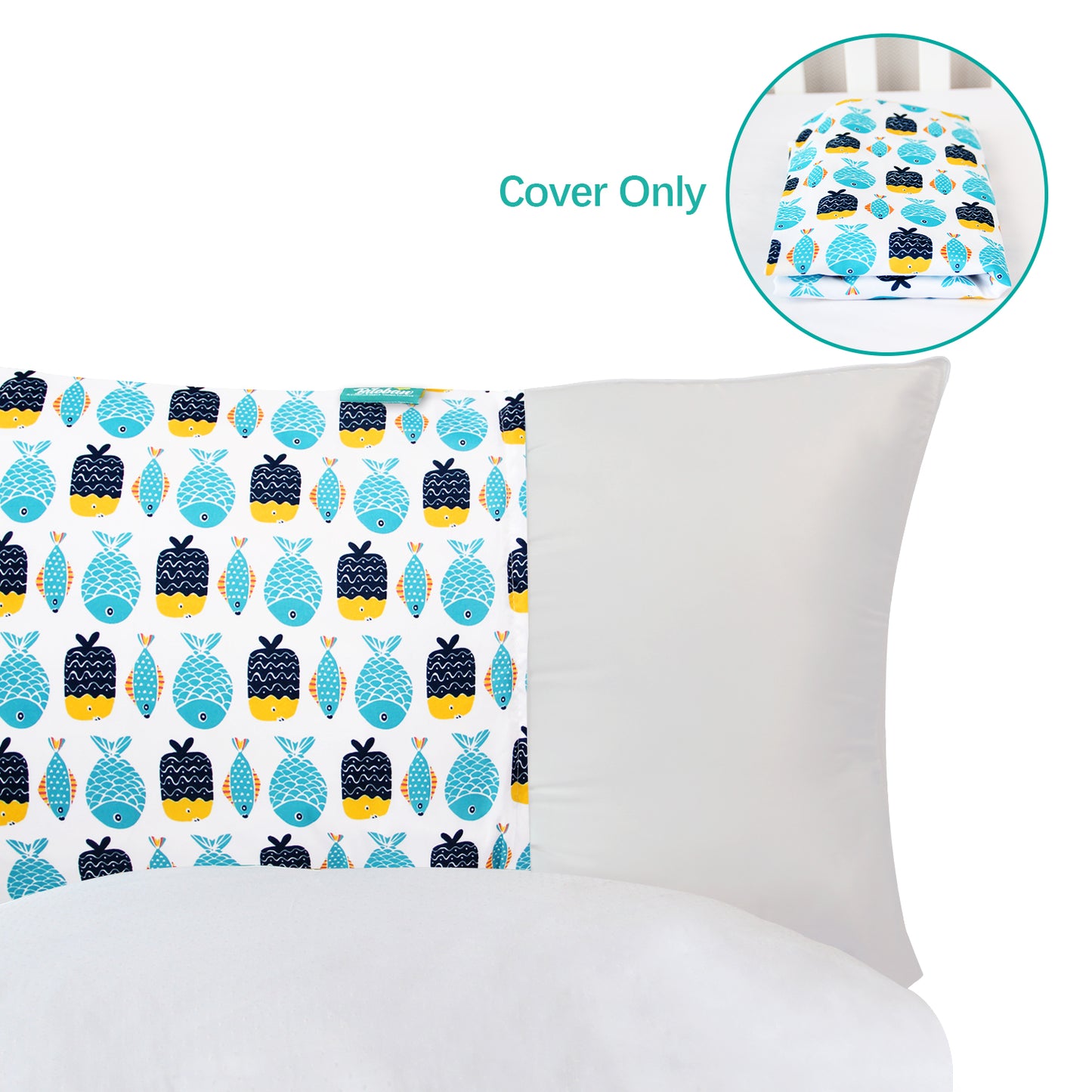 Kids Floor Pillow Lounger Cover, Cover Only, Non-Slip - Biloban Online Store