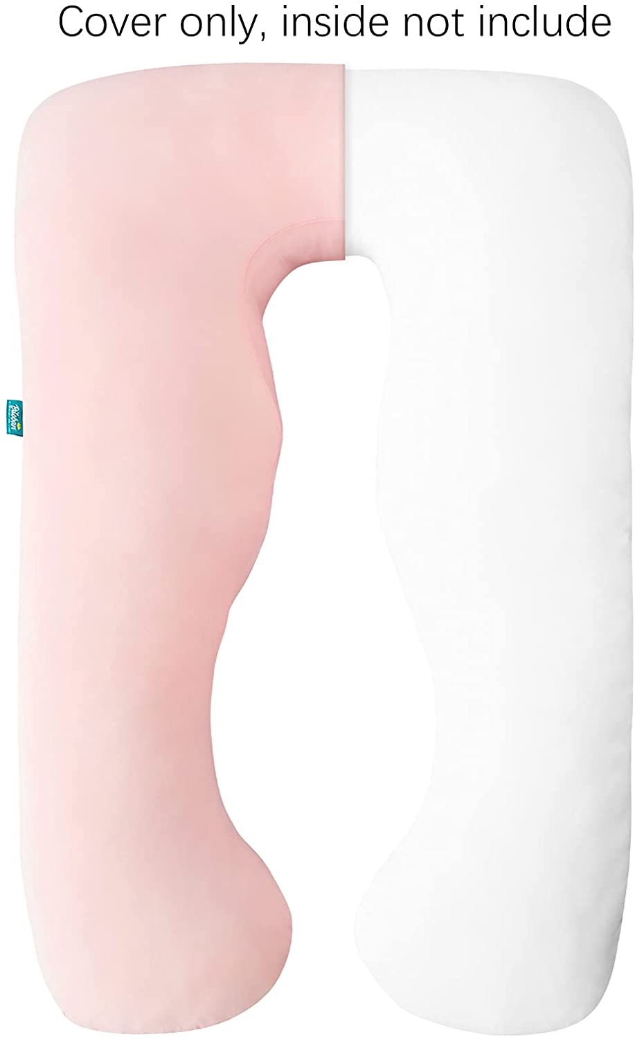 Pregnancy Pillow Cover - for U-Shaped Maternity Body Pillows, 100% Jersey Cotton, Pink