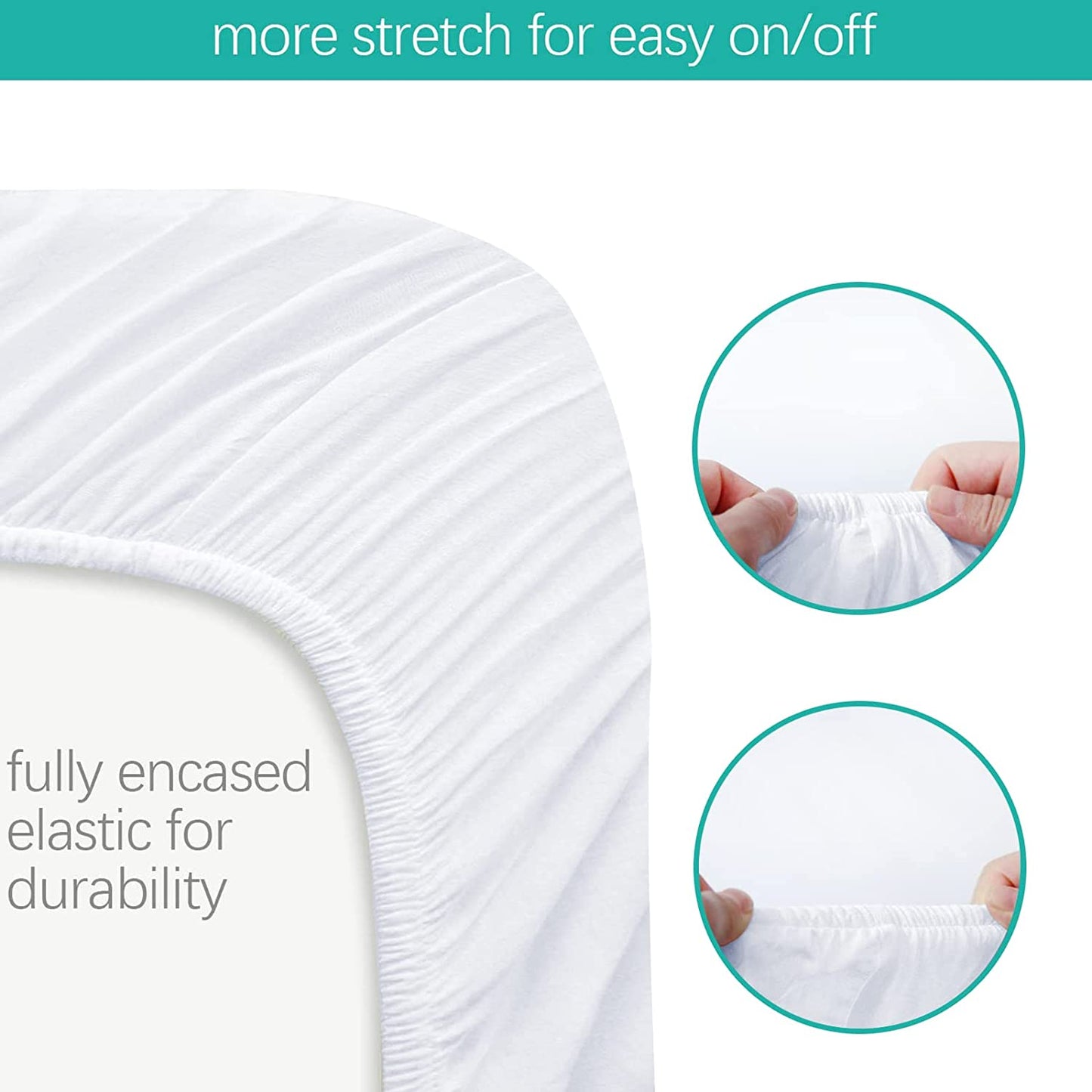 Shop by Brand/Model - Bassinet Sheet, 2 Pack, 100% Organic Cotton, White