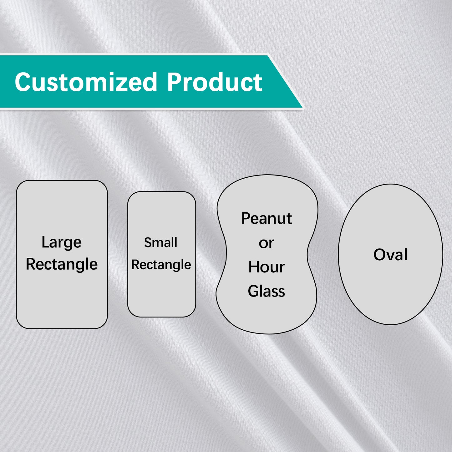 Customized - Personalized Sheet, 2 Pack, 100% Organic Cotton, White - Biloban Online Store