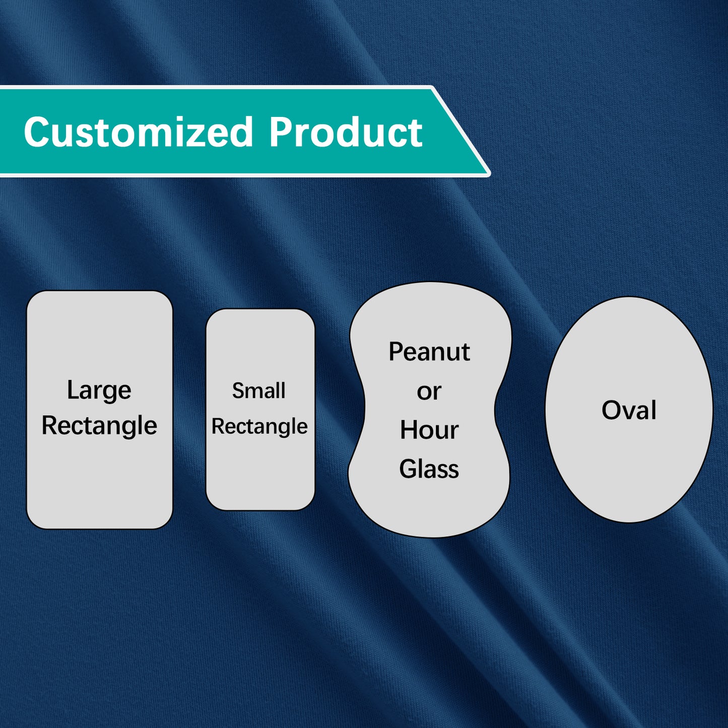 Customized - Personalized Sheet, 2 Pack, 100% Organic Cotton, Navy - Biloban Online Store