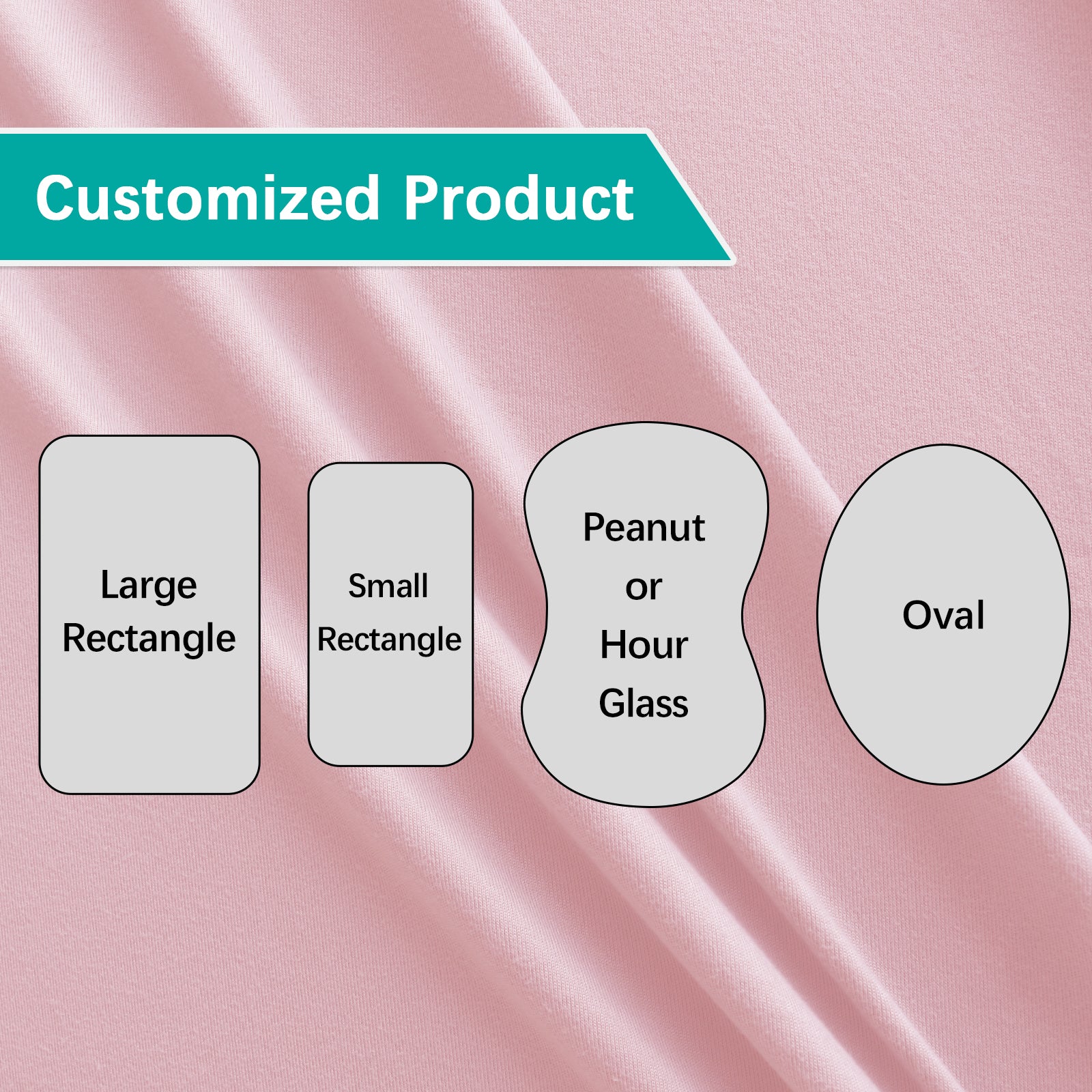 Customized - Personalized Sheet, 2 Pack, 100% Organic Cotton, Pink - Biloban Online Store