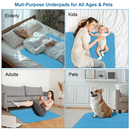 Waterproof  Reusable Underpads - Incontinence Bed Pad/ Mat - Biloban Online Store