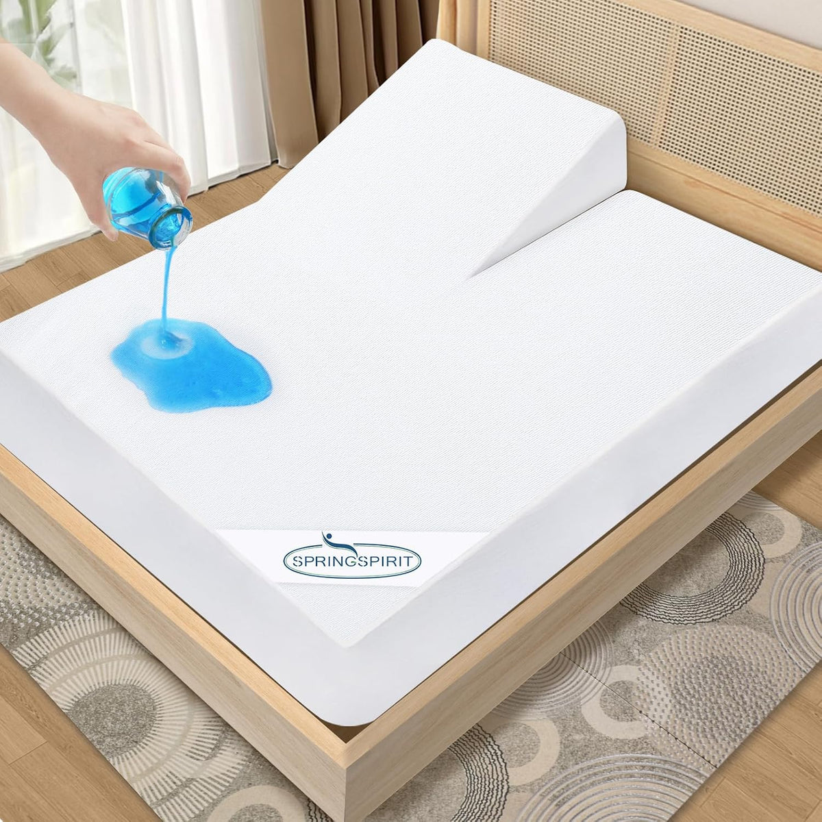 Waterproof Mattress Protector, Soft & Breathable Terry, Noiseless Mattress Cover Fitted with Deep Pocket - Biloban Online Store
