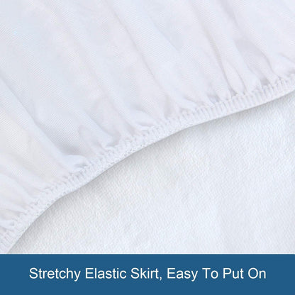 Waterproof Mattress Protector, Soft & Breathable Terry, Noiseless Mattress Cover Fitted with Deep Pocket, Skin-Friendly & Machine Washable - Biloban Online Store