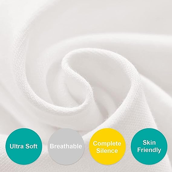 Bassinet Sheets - Fit SNOO Smart Sleeper Baby Bassinet, 2 Pack, 100% Organic Cotton