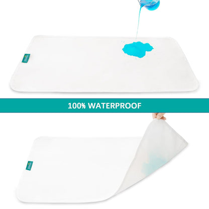 Changing Pad Liners - Cotton Flannel, Waterproof & Absorbent & Skin-Friendly, Diaper Mat