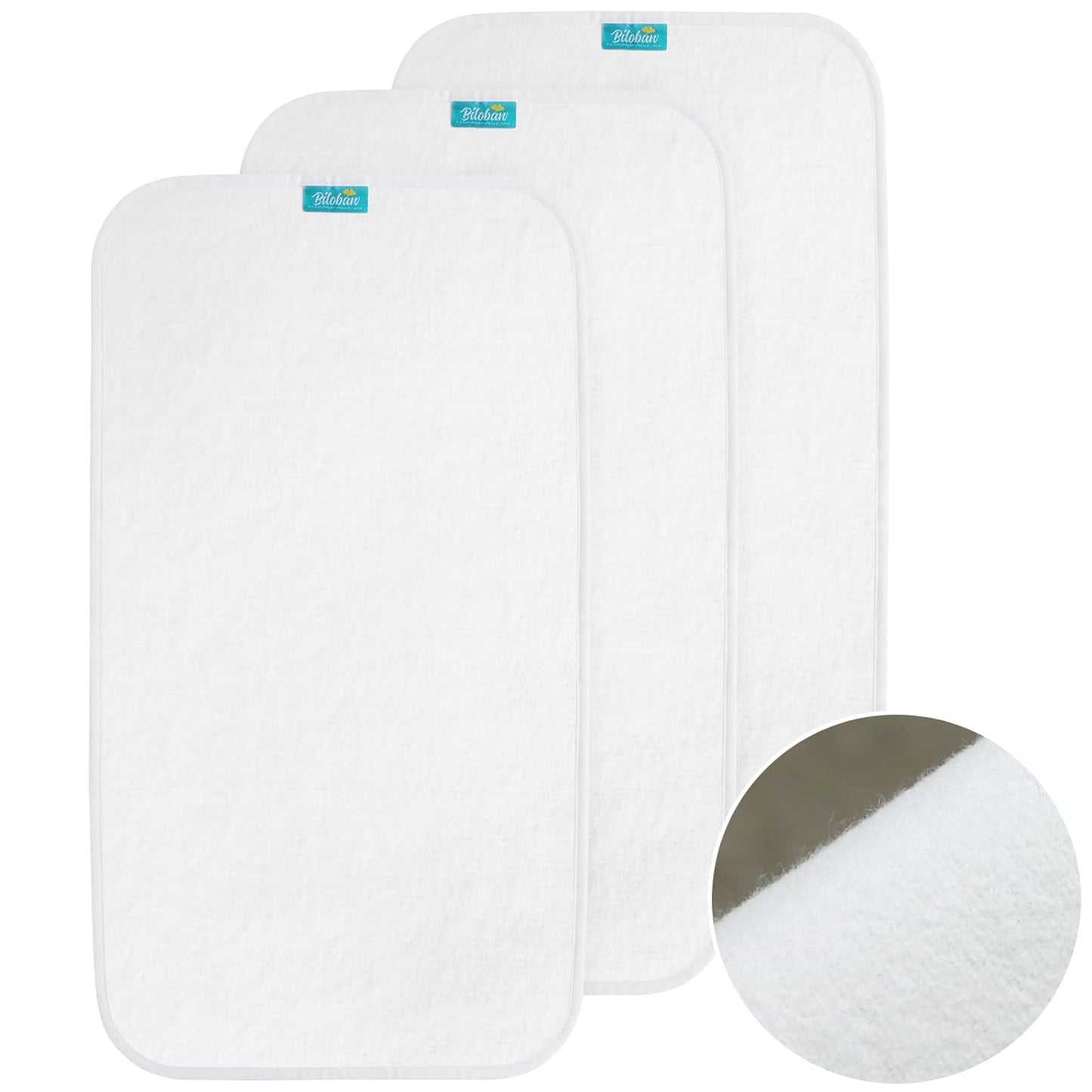 Changing Pad Liners - Cotton Flannel, Waterproof & Absorbent & Skin-Friendly, Diaper Mat - Biloban Online Store