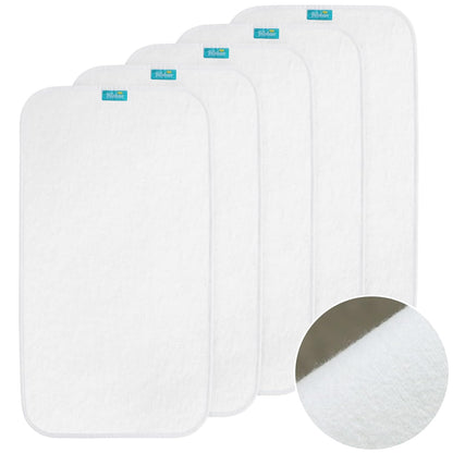 Changing Pad Liners - 5 Pack, Cotton Flannel, Waterproof & Absorbent & Skin-Friendly, Diaper Mat - Biloban Online Store