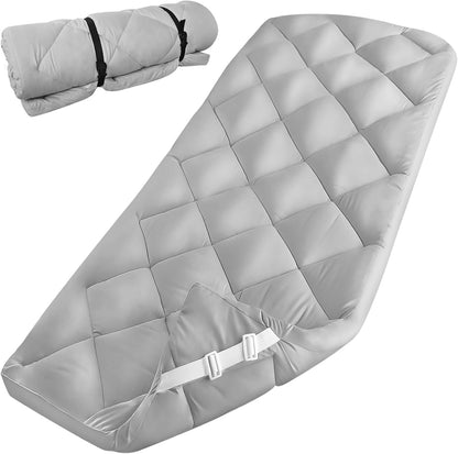 Quilted Cot Mattress Topper - 75" x 30", Soft and Thicker Cot Pad Only, for Camping Cot/Rv Bunk/Narrow Twin Beds (Copy)
