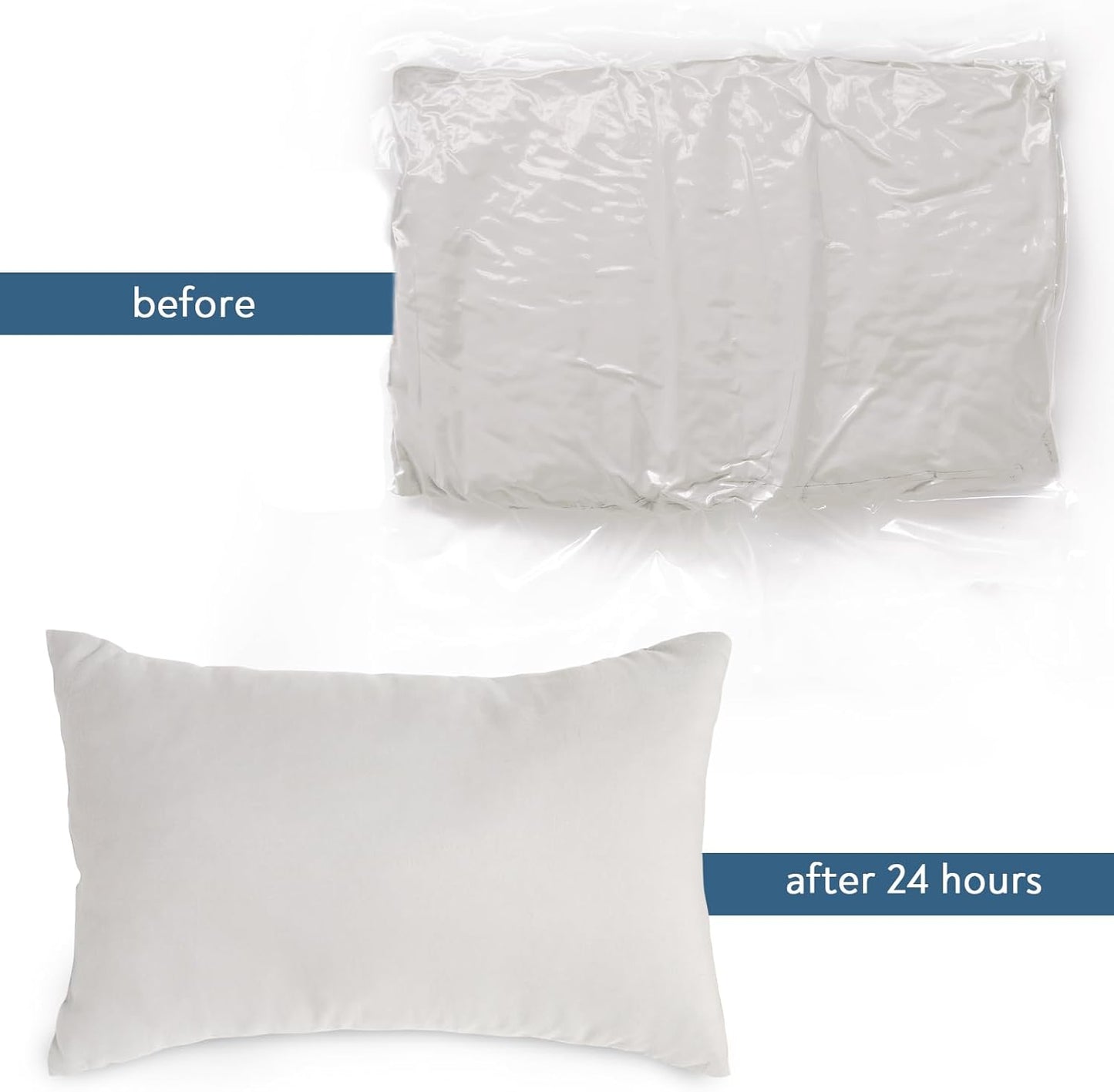 Mini Pillow for Travel 2 Pack, 11" x 7" Tiny Pillows with Name Tag, Travel and Sleep