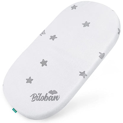 Bassinet Mattress with Waterproof & Breathable Cover, Fits 4moms mamaRoo Sleep Bassinet - Biloban Online Store