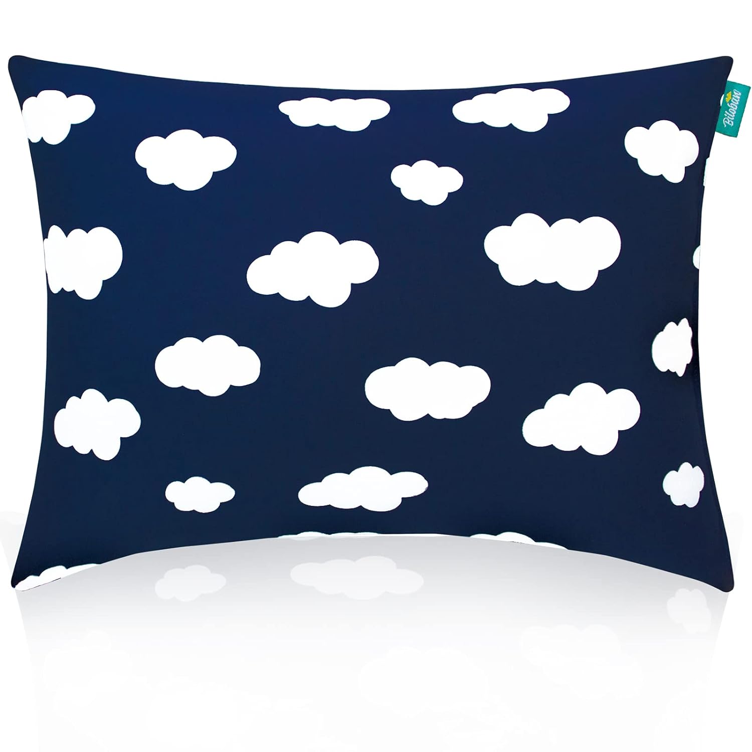 Toddler Pillow - 14" x 19”, Multi-Use, Soft & Skin-Friendly, Navy Cloud - Biloban Online Store