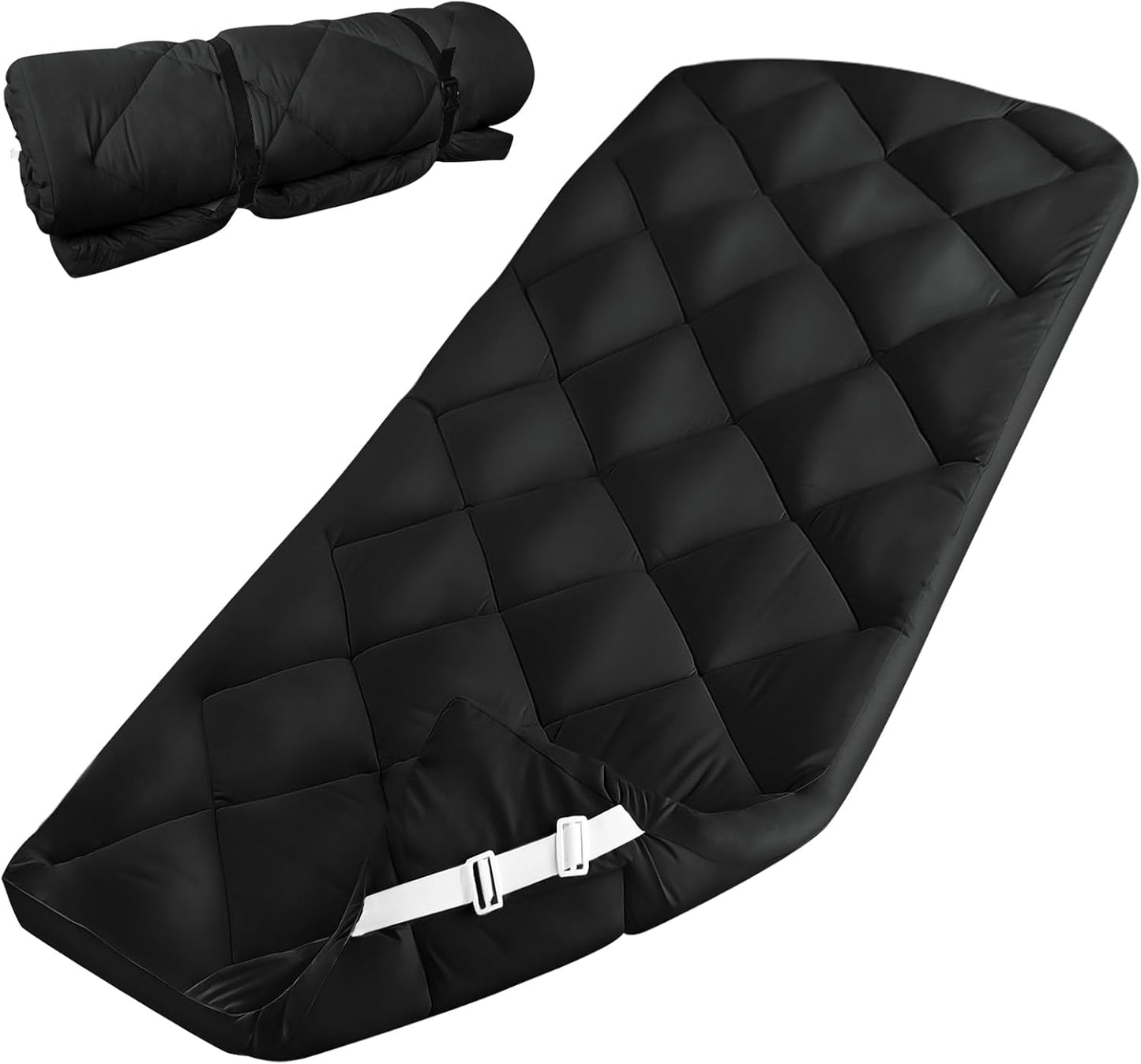 Quilted Cot Mattress Topper - 75" x 30", Soft and Thicker Cot Pad Only, for Camping Cot/Rv Bunk/Narrow Twin Beds (Copy)