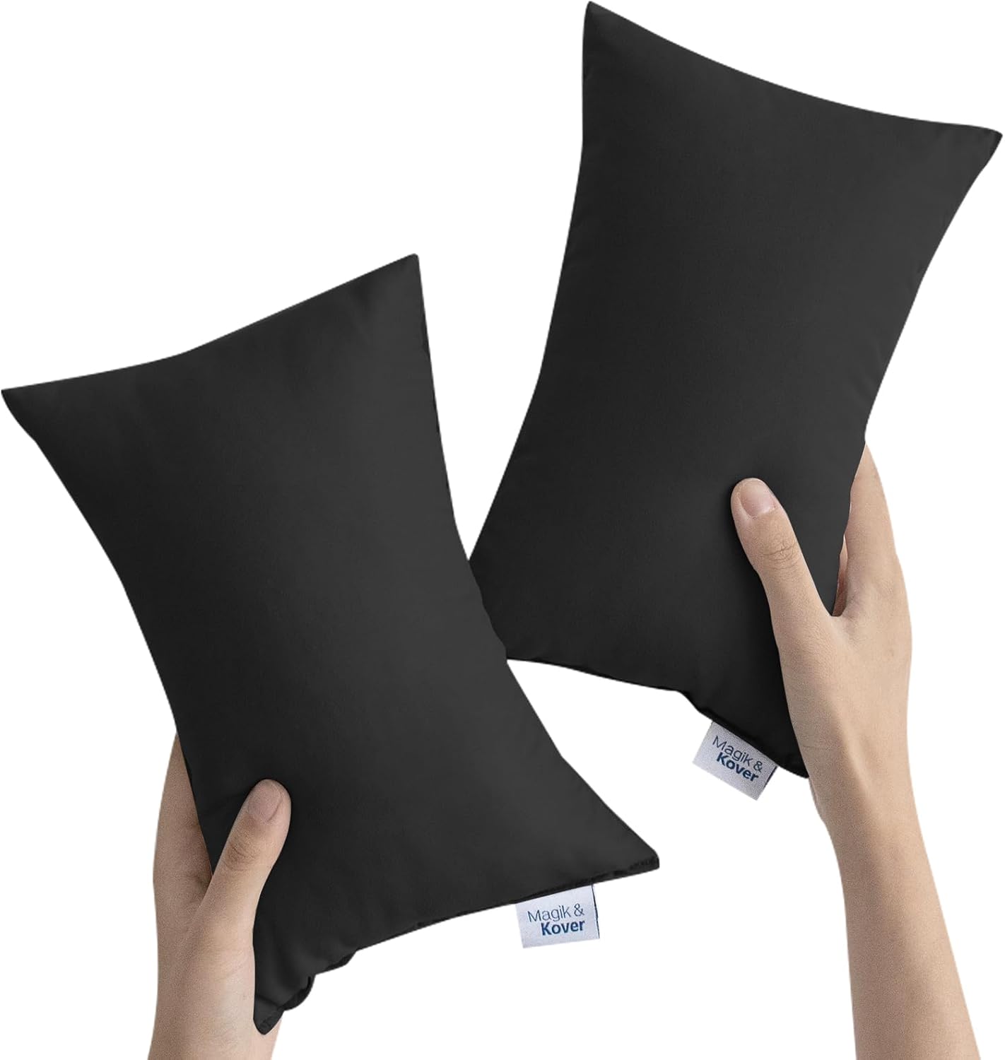 Mini Pillow for Travel 2 Pack, 11" x 7" Tiny Pillows with Name Tag, Travel and Sleep