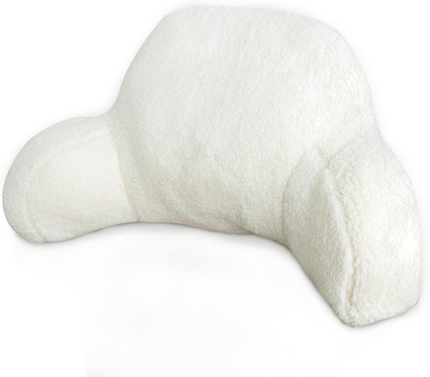 Reading Pillow for Kids/Teens/Adults, Bed Rest Wedge Backrest Pillows for Sitting in Bed with Arms Back Support for Watching TV/Gaming/Relaxing