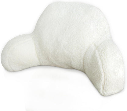 Reading Pillow for Kids/Teens/Adults, Bed Rest Wedge Backrest Pillows for Sitting in Bed with Arms Back Support for Watching TV/Gaming/Relaxing