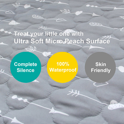 Pack N Play Mattress Pad/ Protector - Ultra Soft Microfiber, Waterproof (39" x 27”) - Biloban Online Store