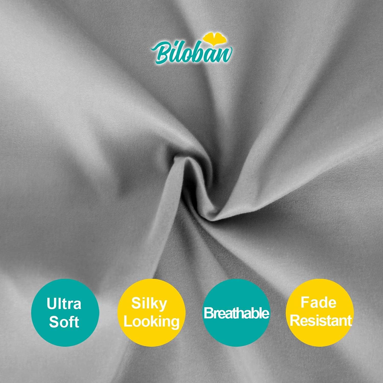 Crib Skirt - Dust Ruffle with Lovely Pompoms, 14" Drop, Grey (for Standard Crib/ Toddler Bed) - Biloban Online Store