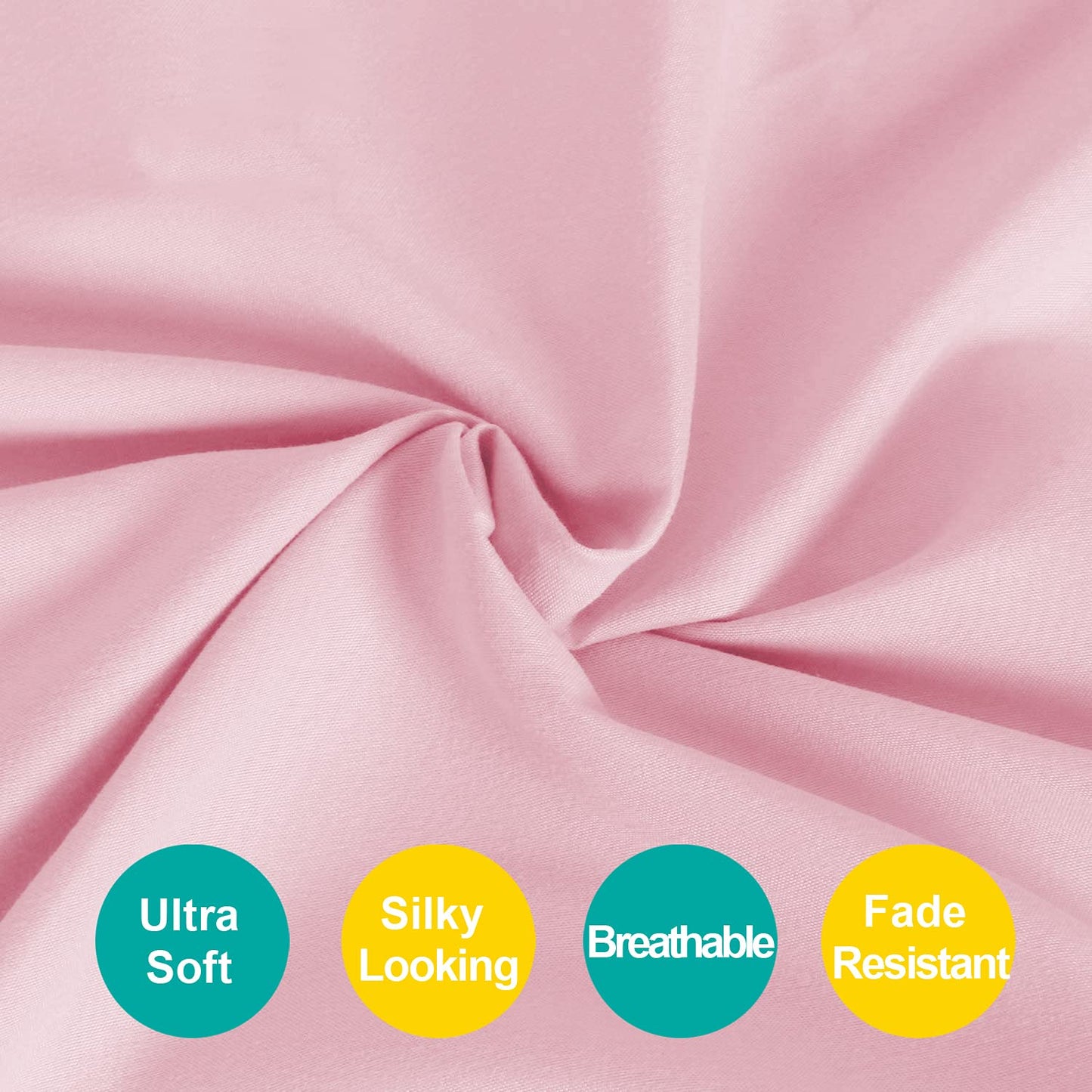 Mini Crib Sheet - 2 Pack, Ultra Soft Microfiber, Grey & Pink (38'' x 24'')