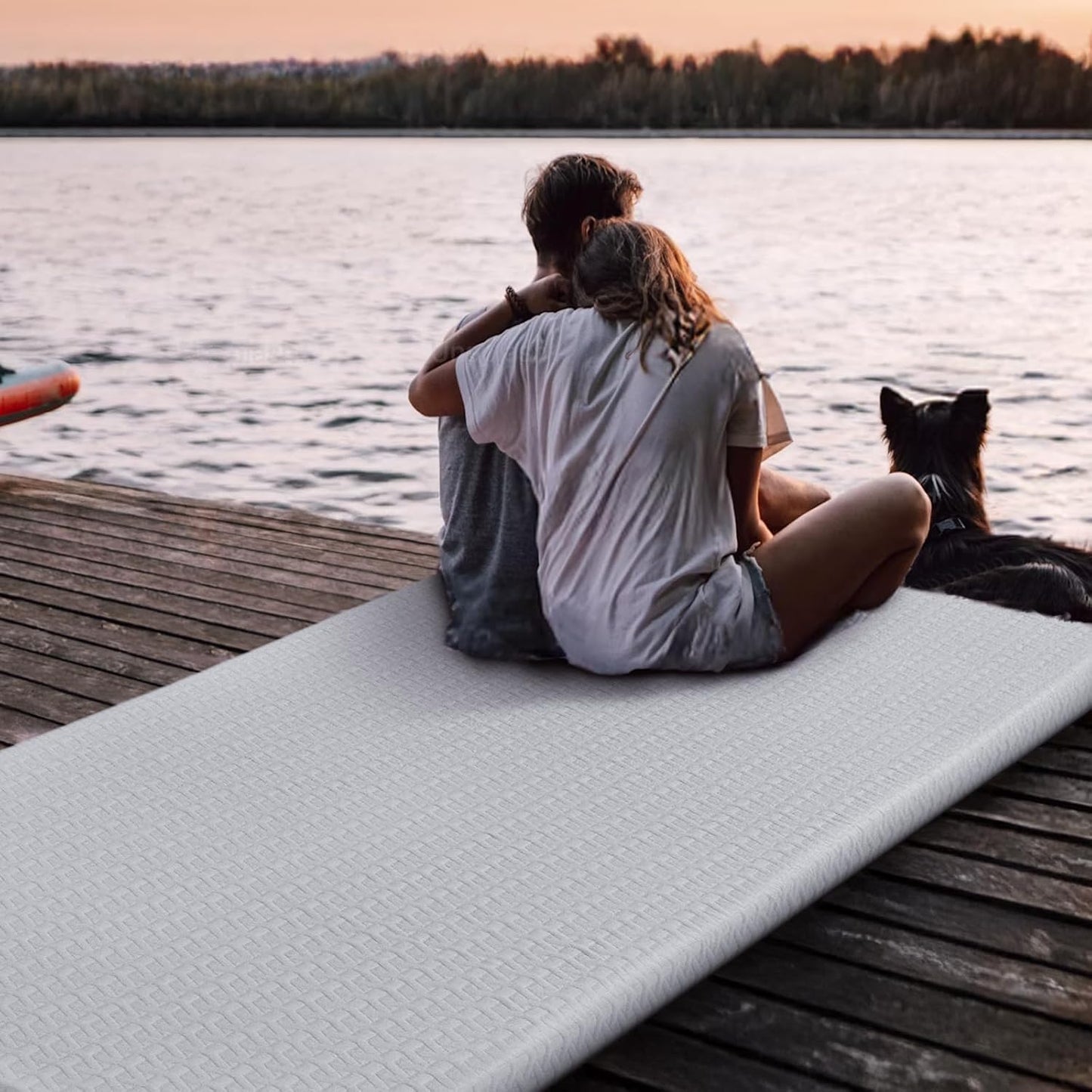 Memory Foam Camping Mattress Pad 3 Inch Thick, Portable Sleeping Pad with Waterproof Cover