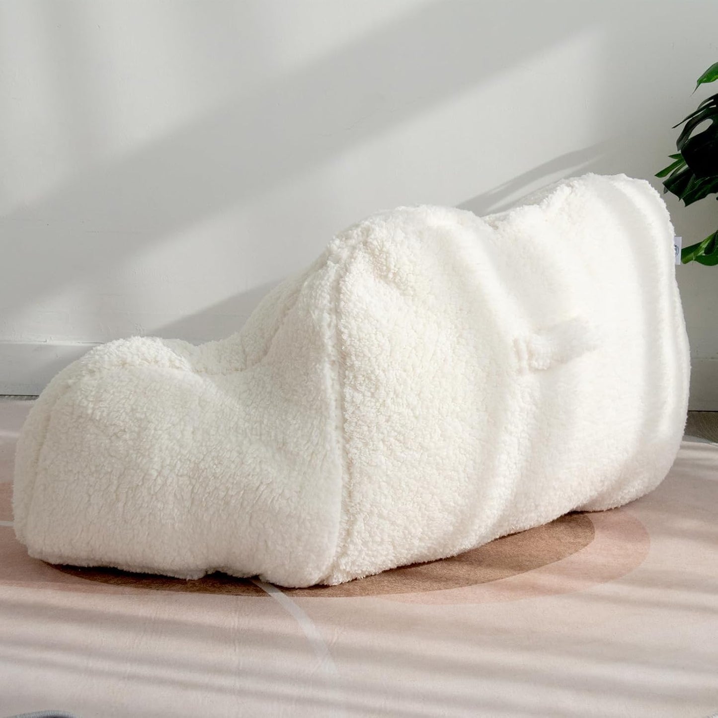 Reading Pillow for Kids/Teens/Adults, Bed Rest Wedge Backrest Pillows for Sitting in Bed with Arms Back Support for Watching TV/Gaming/Relaxing