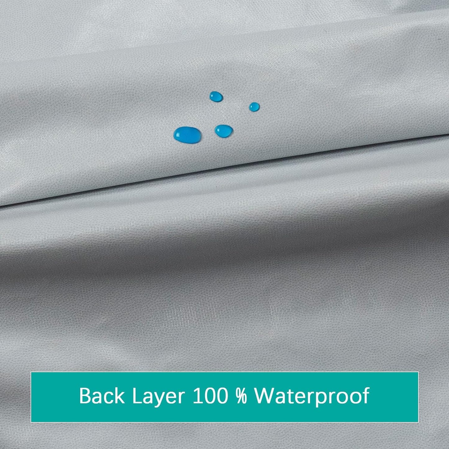 Waterproof Crib Sheet - 2 Pack, Ultra Soft Microfiber (for Standard Crib/ Toddler Bed)