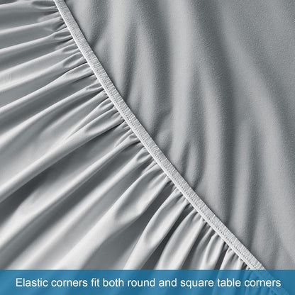 Waterproof Massage Table Cover 2-Piece Set, Fitted Sheet & Face Cradle Cover, Soft Noiseless Fabric