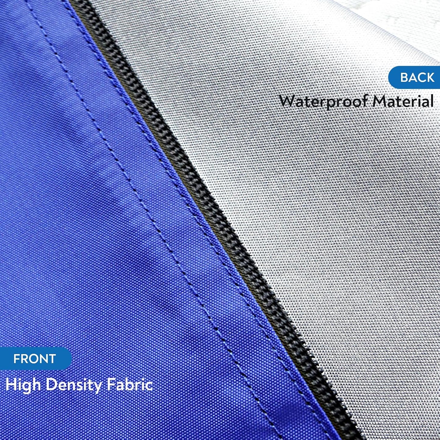 Waterproof Mattress Bags for Moving Storage with Double Zippers & Strong Handles, Reusable Thick Tarp, Black - Biloban Online Store