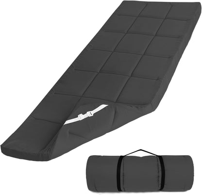 Quilted Cot Mattress Topper - 75" x 30", Soft and Thicker Cot Pad Only, for Camping Cot/Rv Bunk/Narrow Twin Beds - Biloban Online Store
