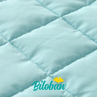 Toddler Nap Mat with Pillow and Blanket, Cot Nap Mats for Daycare Preschool, Lightweight Portable Travel Sleeping Bag for Kids, Warm & Skin-Friendly, Blue Whale, 50" x 21" Visit the Biloban Store