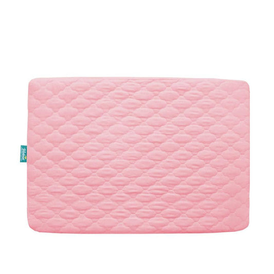 Pack N Play Mattress Pad/ Protector - Ultra Soft Microfiber, Waterproof, Pink (39" x 27")- Biloban Online Store