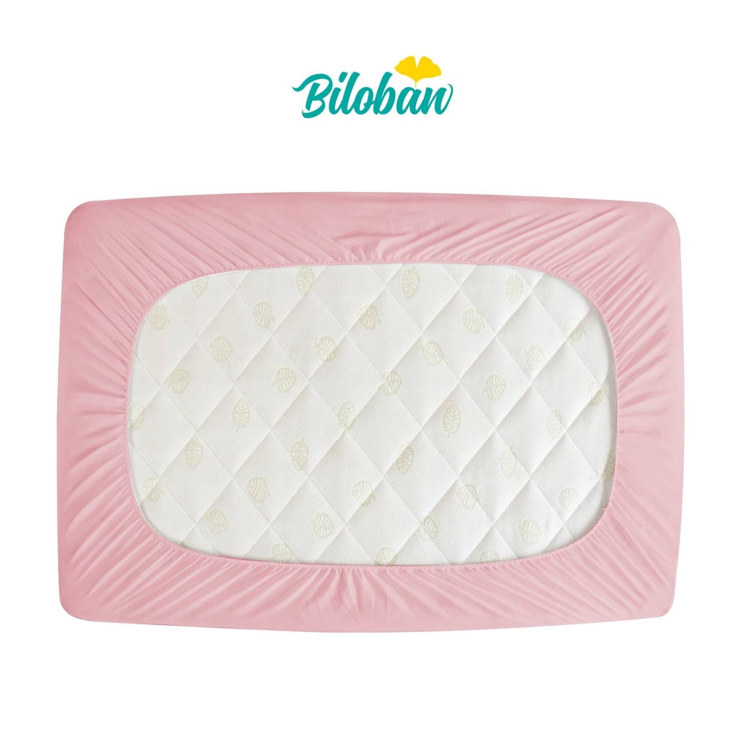 Playard Mattress Pad/ Protector, Ultra Soft Microfiber - Pink (for Mini Crib 39"x27") - Biloban Online Store