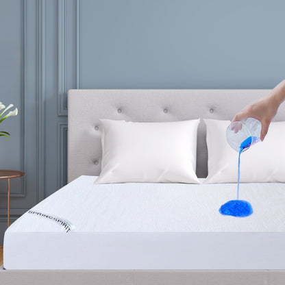 SPRINGSPIRIT Waterproof Mattress Protector Cotton, Ultra Soft and Breathable Cotton Mattress Pad Cover Fitted up to 14'' Depth Pocket - Biloban Online Store