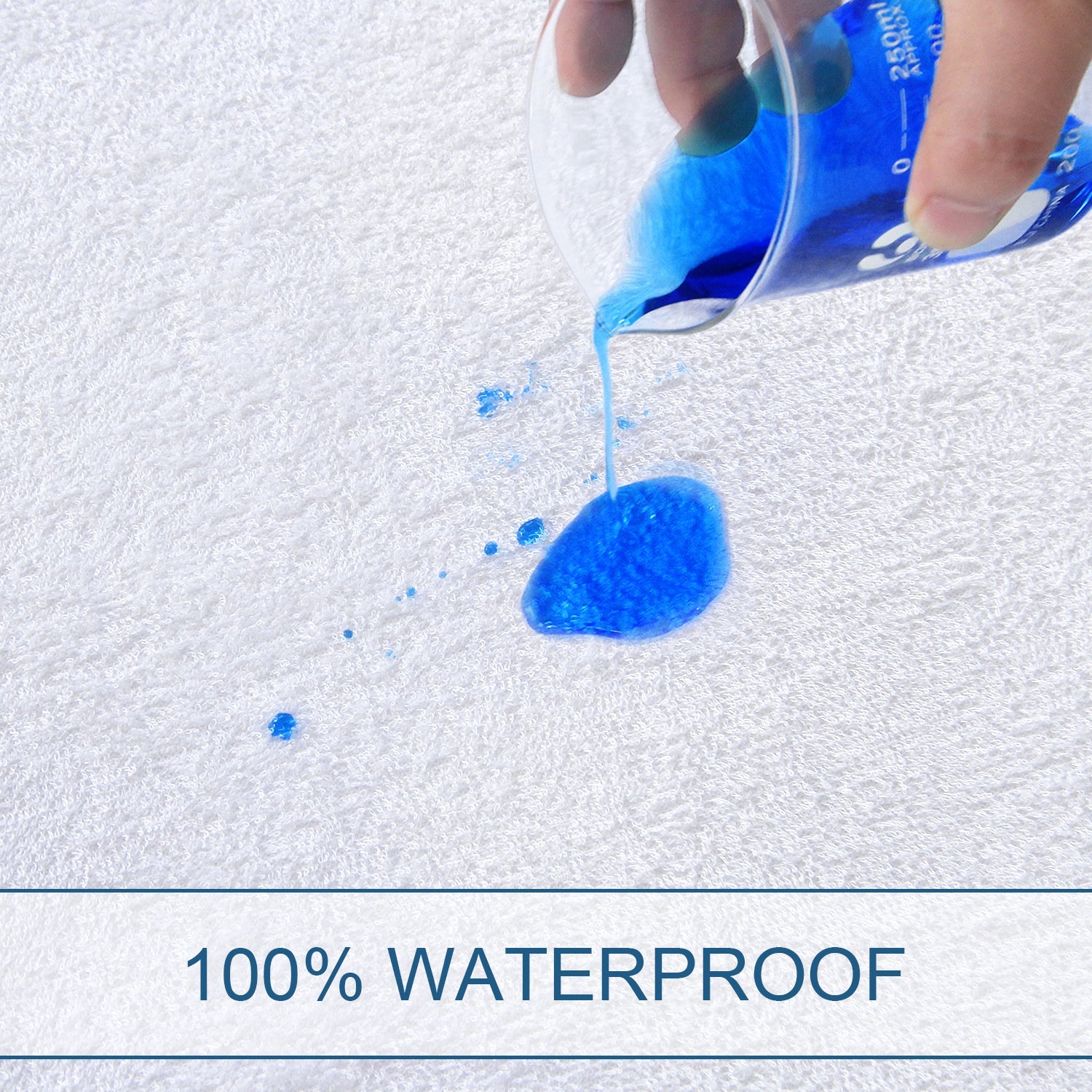 SPRINGSPIRIT Waterproof Mattress Protector Cotton, Ultra Soft and Breathable Cotton Mattress Pad Cover Fitted up to 14'' Depth Pocket - Biloban Online Store