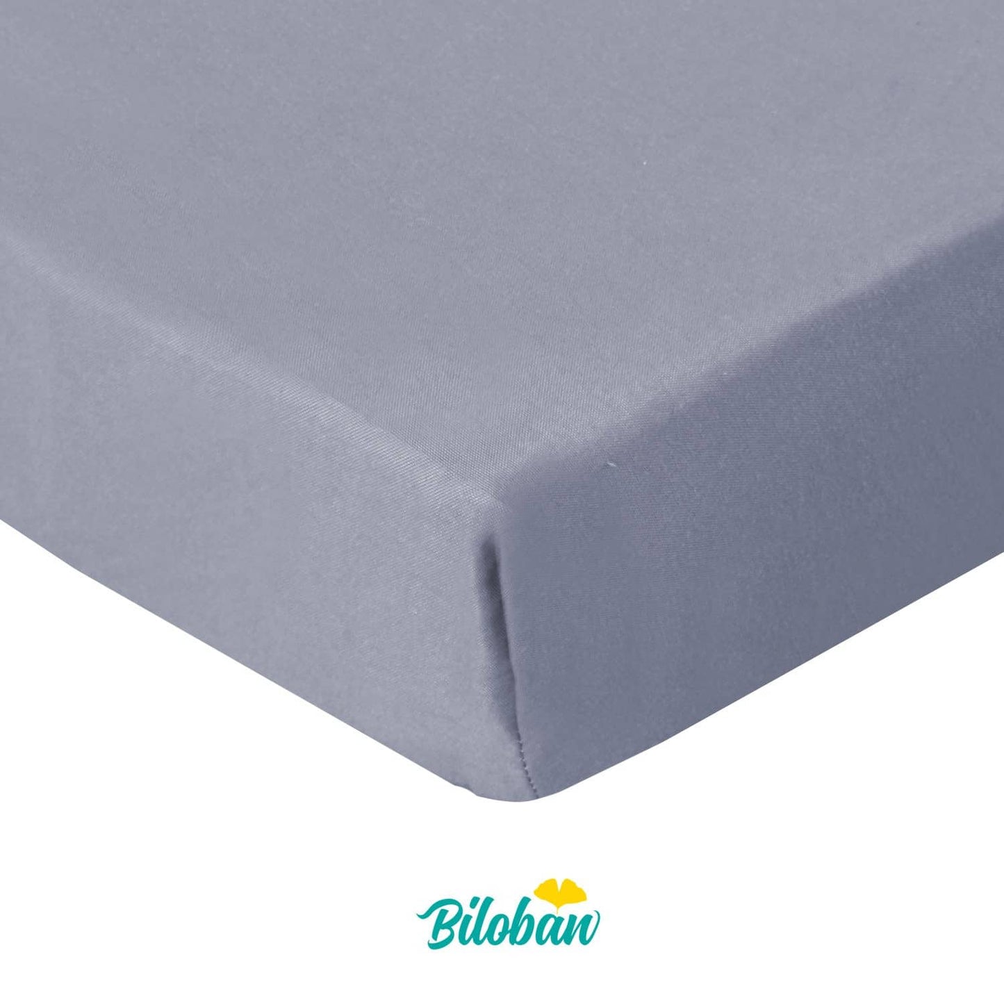 Square Pack N Play Fitted Sheet - 2 Pack, Ultra Soft Microfiber, Grey (for Square Playard 36''x36'') - Biloban Online Store