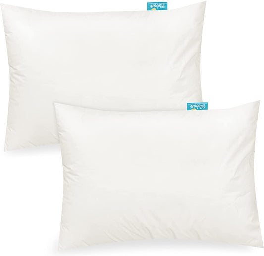 Toddler Pillowcase - 2 Pack, 100% Organic Cotton, Fits Toddler Pillow 12"x16", 13"x18" or 14"x19", Cream - Biloban Online Store
