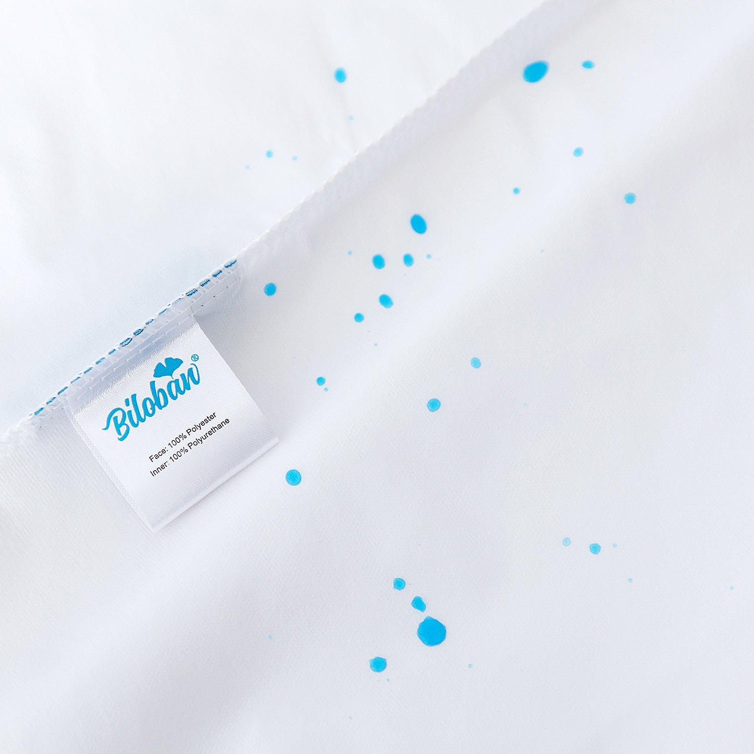 4 Pack Pillow Protectors - Polyester Knitted Fabric, Zippered,100% Waterproof, White - Biloban Online Store