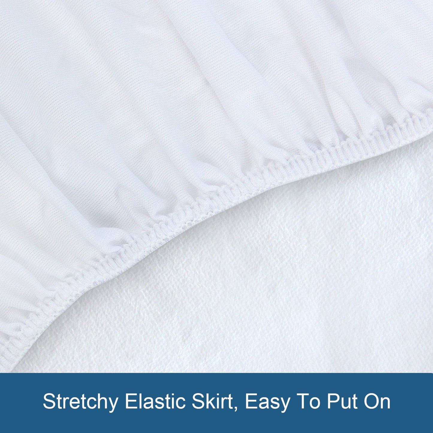 SPRINGSPIRIT Waterproof Mattress Protector Cotton, Ultra Soft and Breathable Cotton Mattress Pad Cover Fitted up to 14'' Depth Pocket - Biloban Online Store