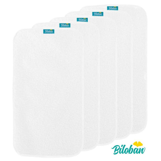 Changing Pad Liners - Cotton Terry, 5 Pack - Biloban Online Store