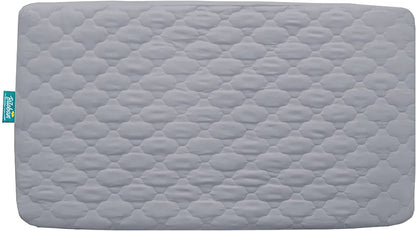 Crib Mattress Protector/ Pad Cover - Ultra Soft Microfiber, Waterproof (for Standard Crib/ Toddler Bed), Grey - Biloban Online Store