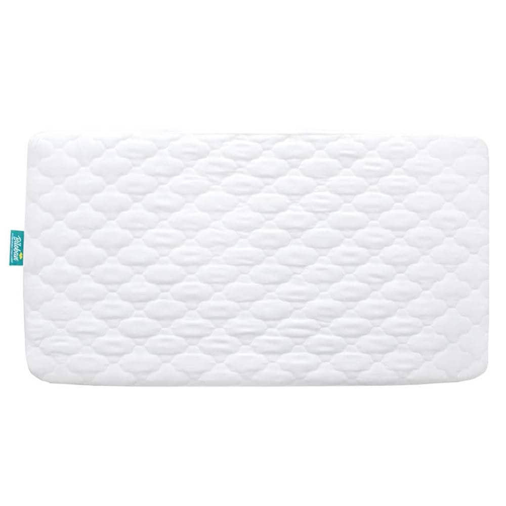 Crib Mattress Protector/ Pad Cover - Ultra Soft Microfiber, Waterproof (for Standard Crib/ Toddler Bed), White - Biloban Online Store