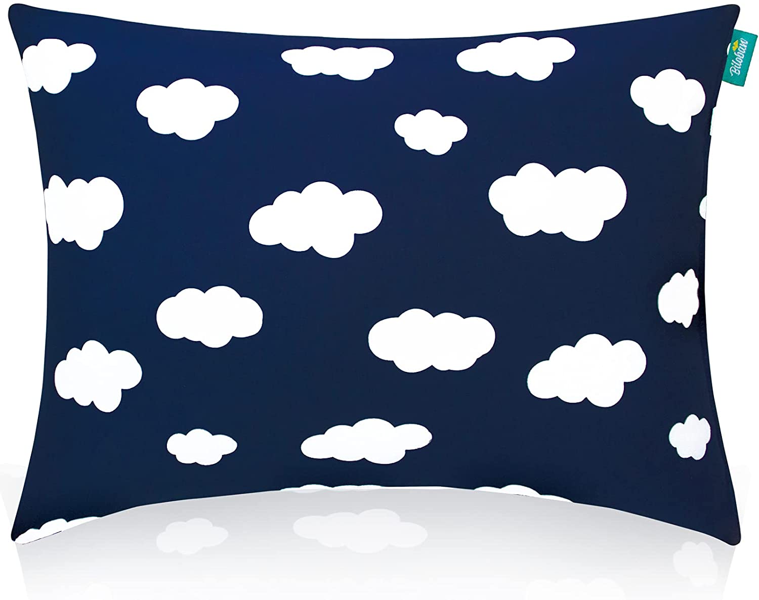 Toddler Pillow - 14" x 19", Multi-Use, Soft & Skin-Friendly, Navy Cloud - Biloban Online Store