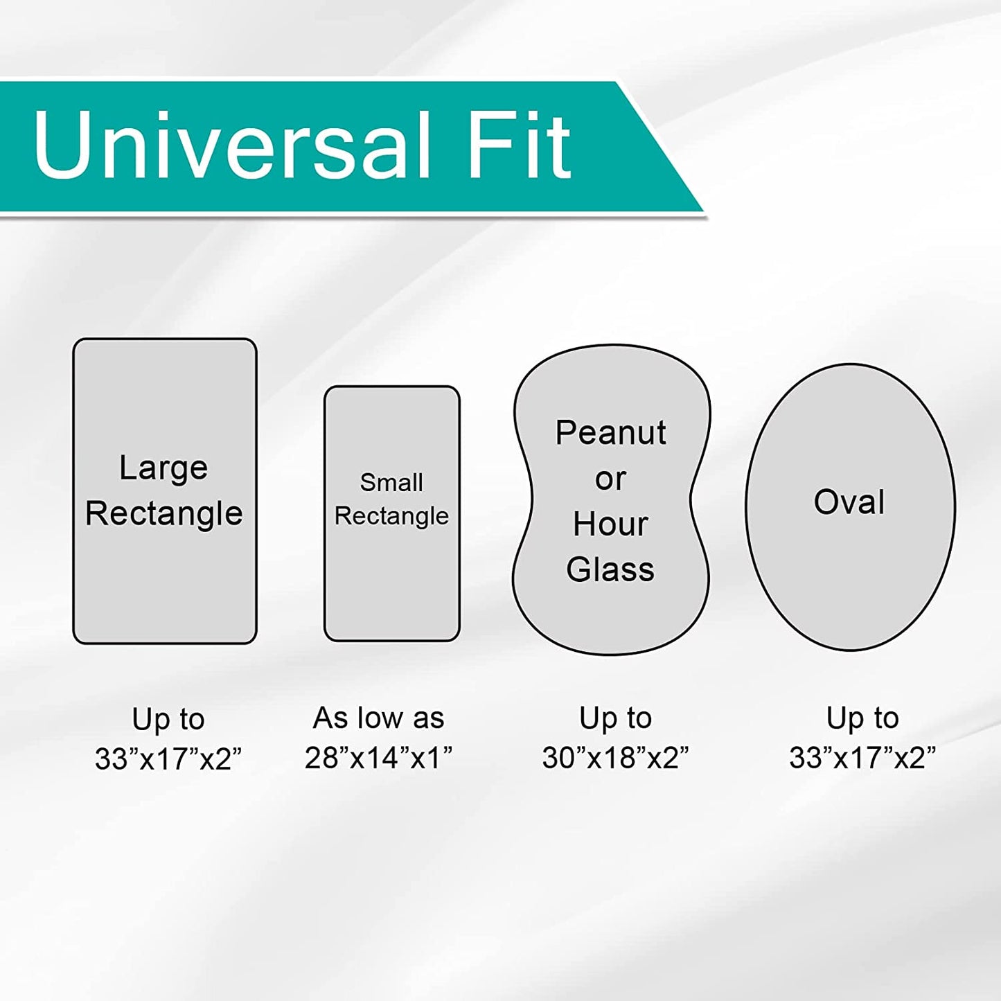 Universal fit Bassinet Sheets, 32" x 17" - 2 Pack, Microfiber