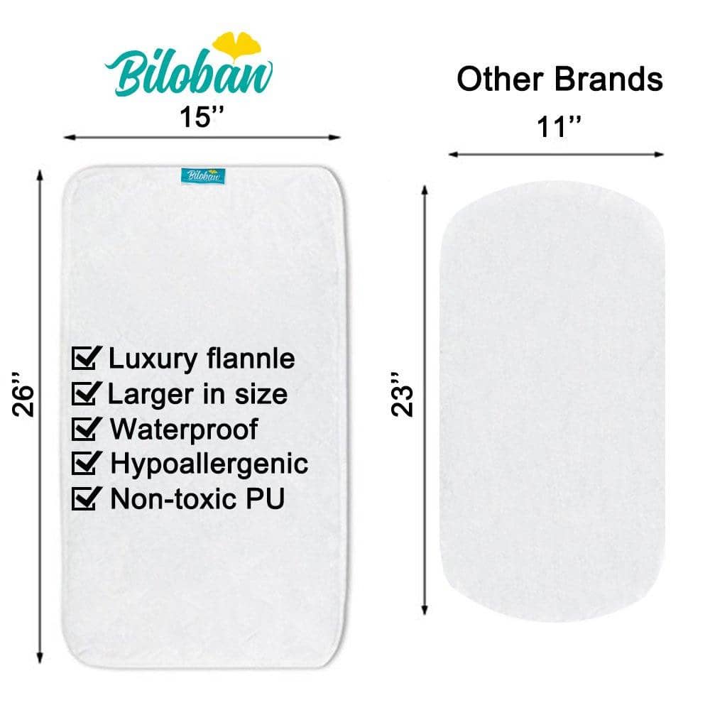 Flannel Waterproof Changing Pad Liners - Biloban Online Store