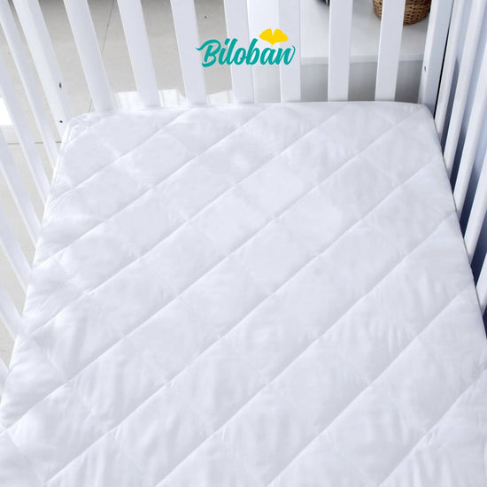 Zippered Crib Mattress Protector/ Encasement 6 Sides Fully Encased,